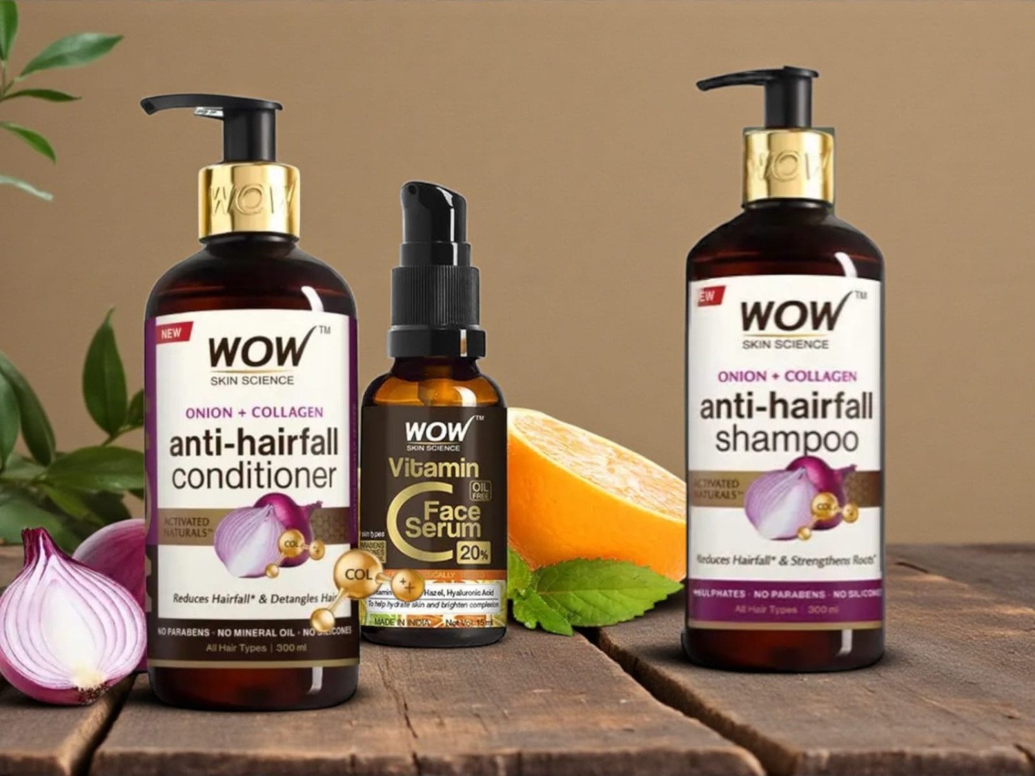 WOW Combo Shampoo,Hair Mask, Face Serum